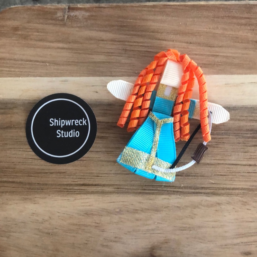 Disney Brave Ribbon Sculpture Hair Clip NEW